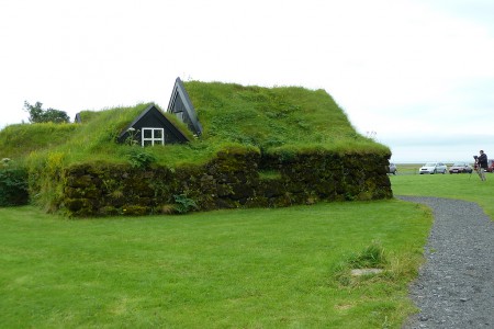 Turfboederijen in Skógar
